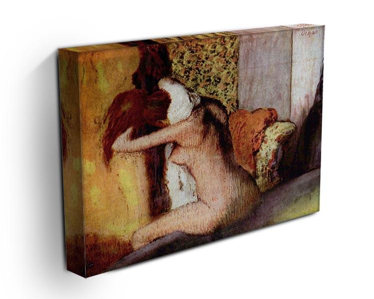 After bathing 2 by Degas Canvas Print or Poster - Canvas Art Rocks - 3