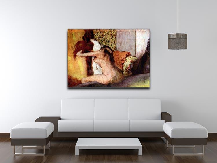 After bathing 2 by Degas Canvas Print or Poster - Canvas Art Rocks - 4