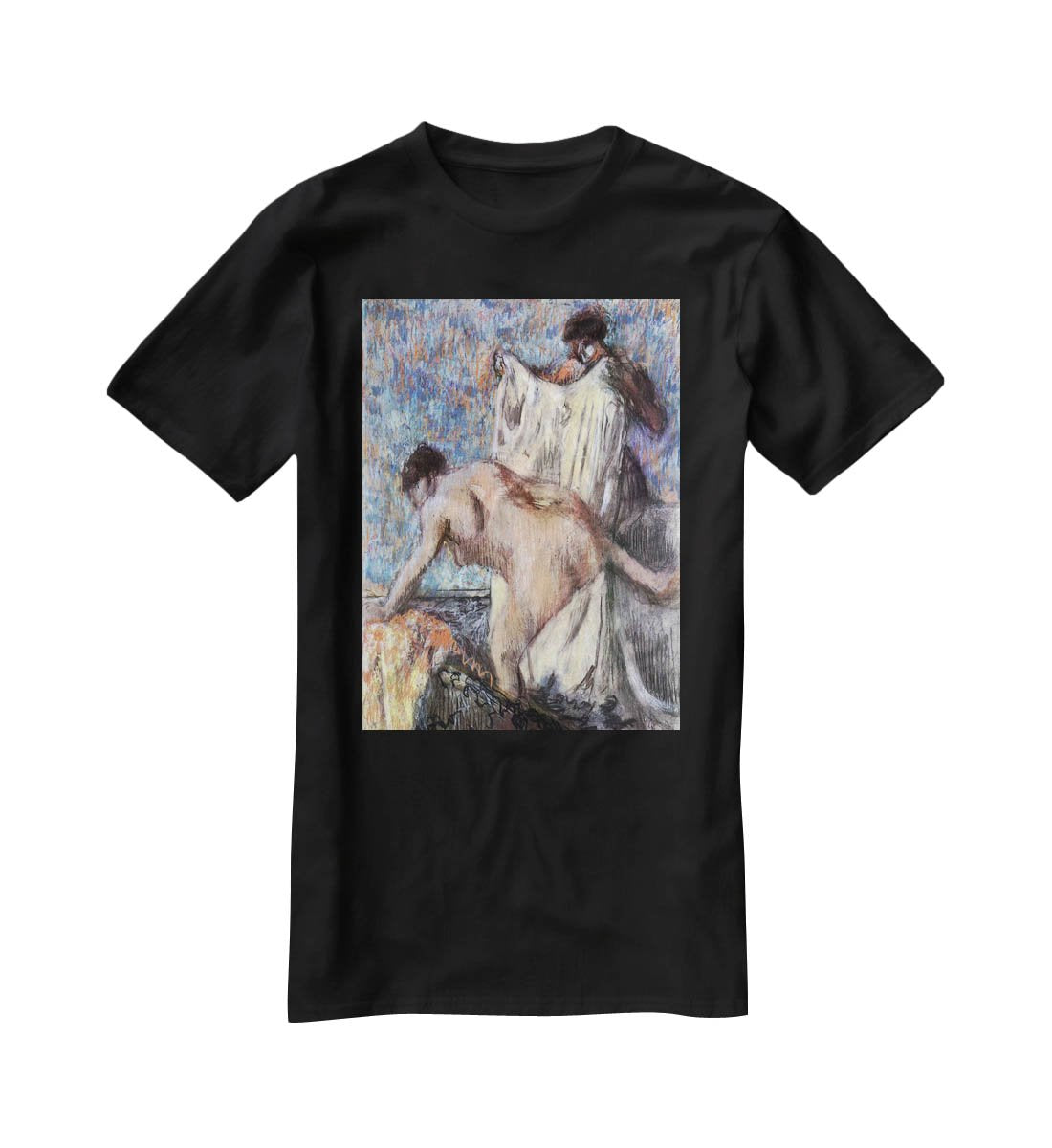 After bathing 3 by Degas T-Shirt - Canvas Art Rocks - 1