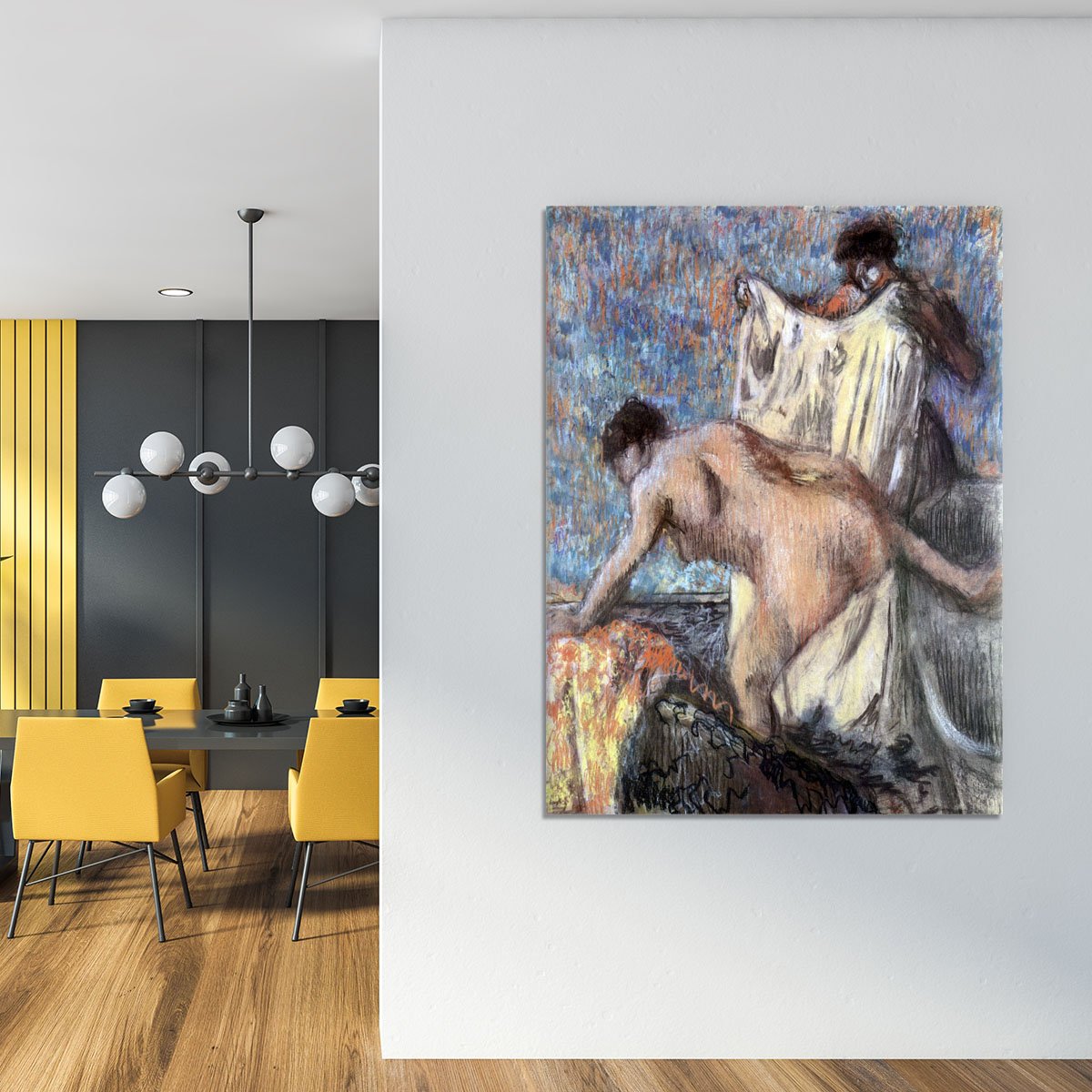 After bathing 3 by Degas Canvas Print or Poster