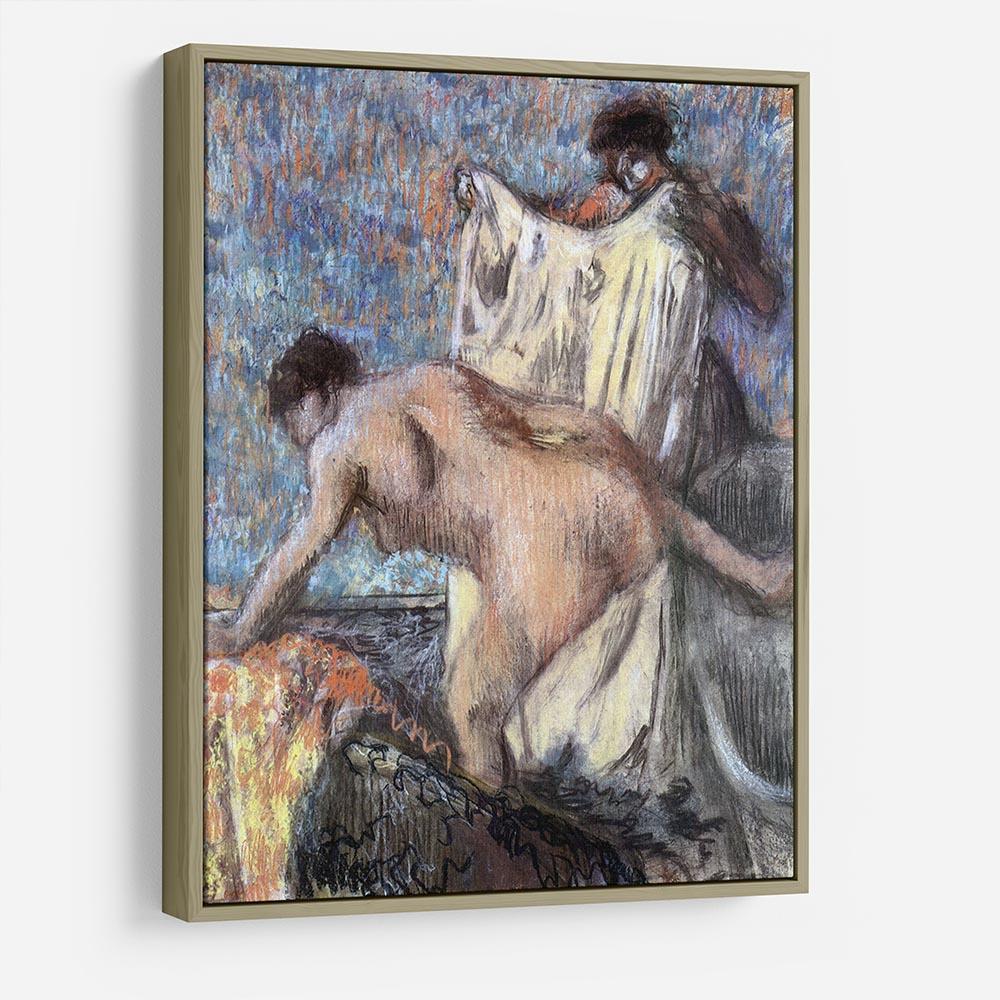 After bathing 3 by Degas HD Metal Print - Canvas Art Rocks - 8