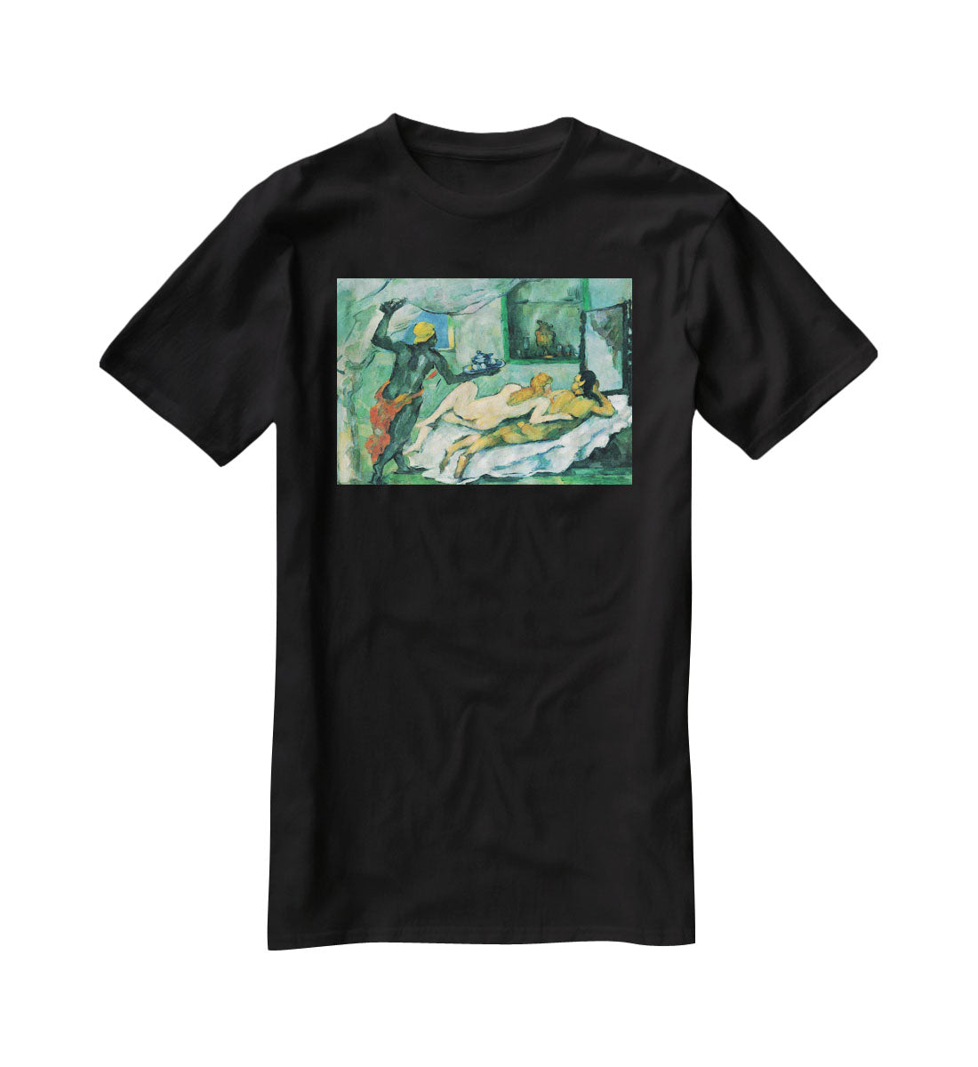 After lunch in Naples by Cezanne T-Shirt - Canvas Art Rocks - 1