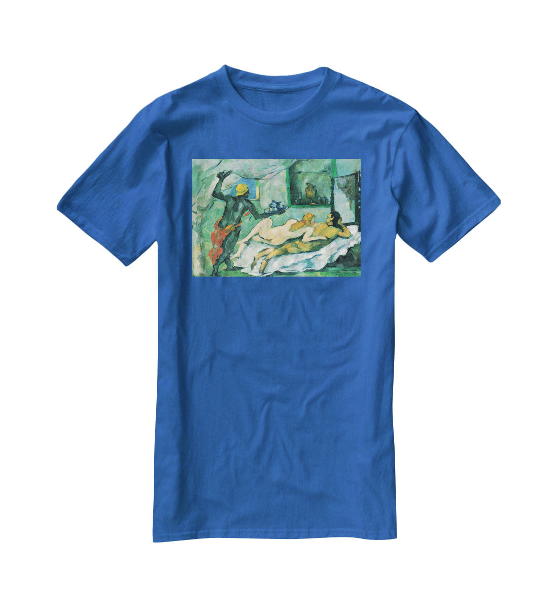 After lunch in Naples by Cezanne T-Shirt - Canvas Art Rocks - 2