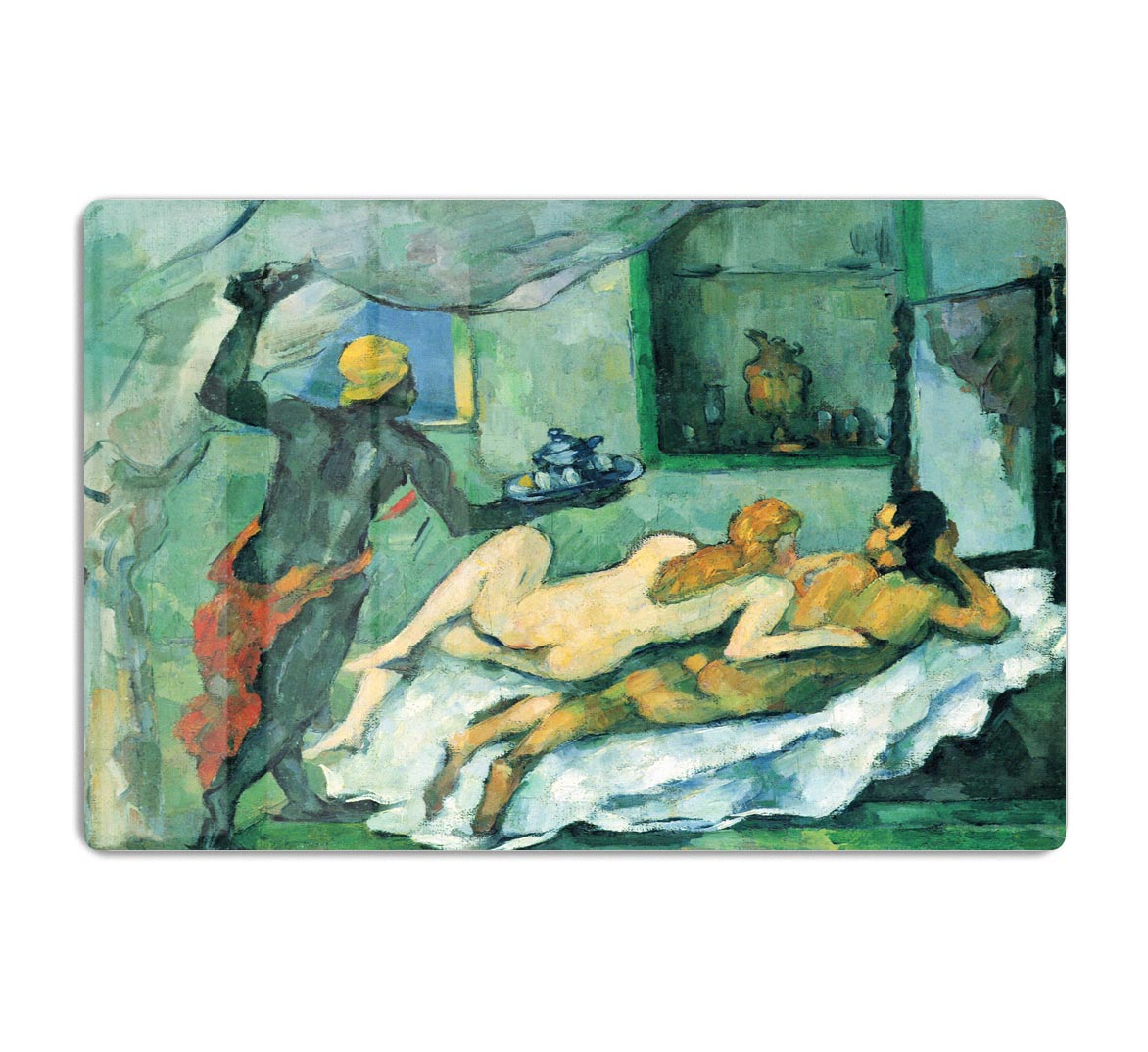 After lunch in Naples by Cezanne Acrylic Block - Canvas Art Rocks - 1