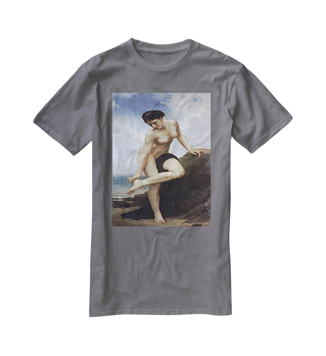 After the Bath By Bouguereau T-Shirt - Canvas Art Rocks - 3