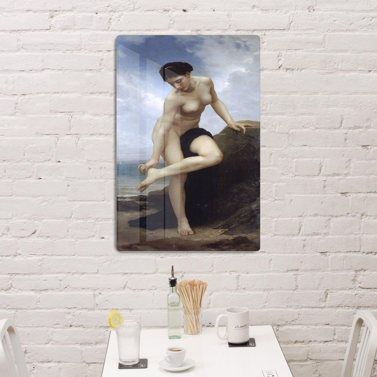 After the Bath By Bouguereau HD Metal Print