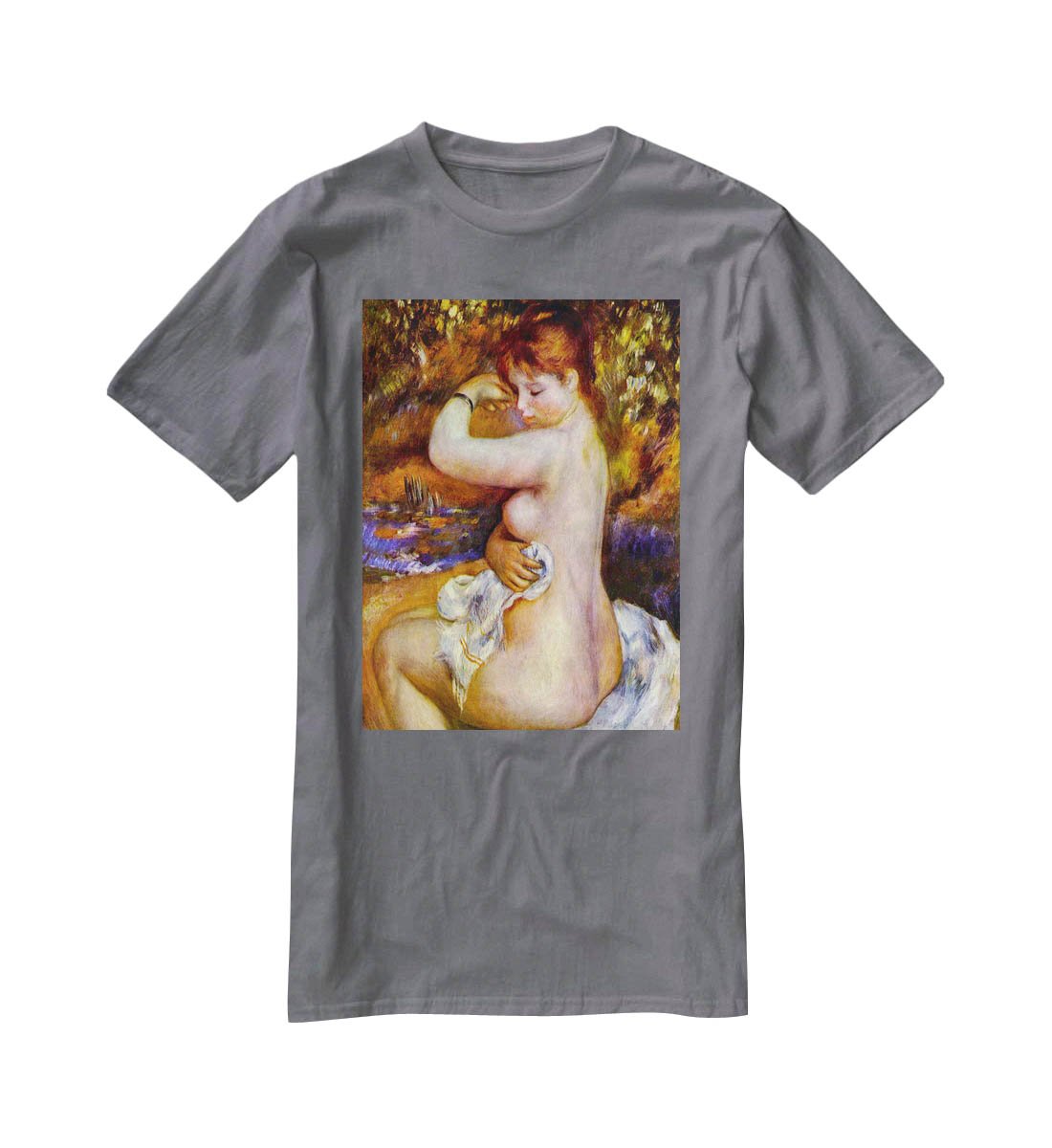 After the bath by Renoir T-Shirt - Canvas Art Rocks - 3