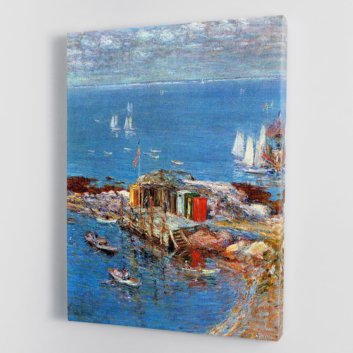 Afternoon in August Appledore by Hassam Canvas Print or Poster