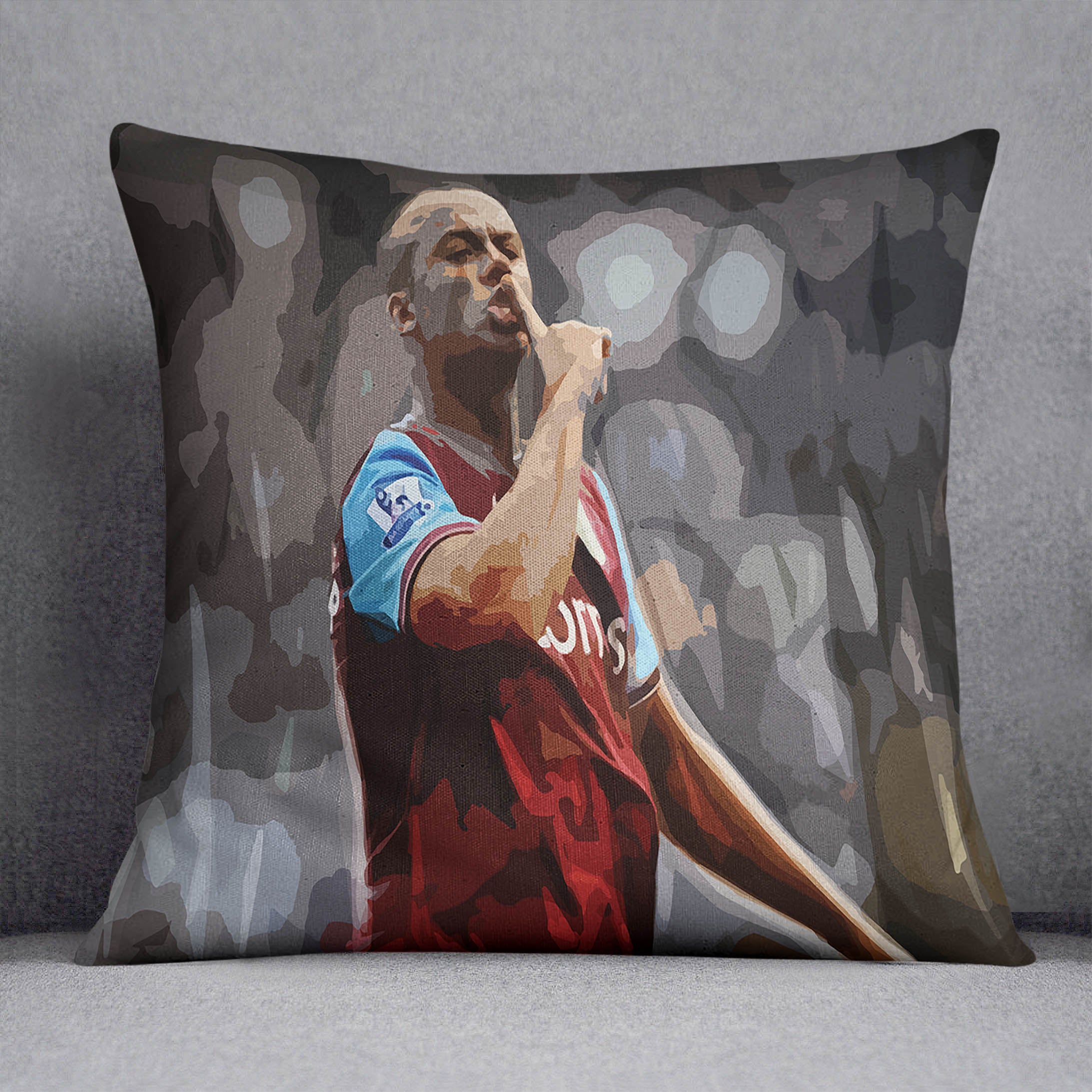 Agbonlahor Aston Villa Cushion
