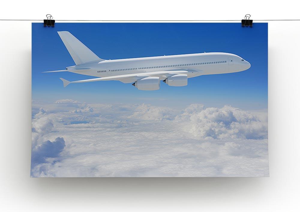 Airplane in the sky Canvas Print or Poster - Canvas Art Rocks - 2