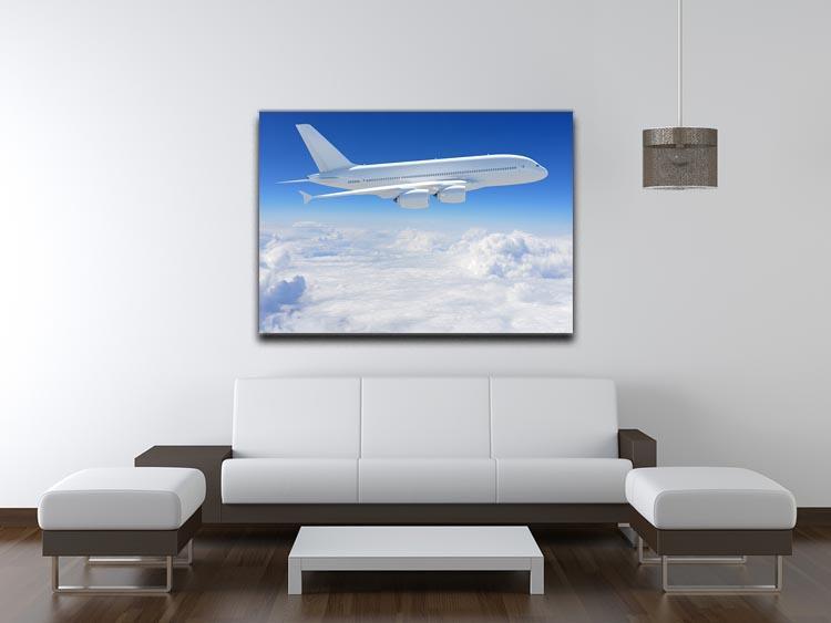 Airplane in the sky Canvas Print or Poster - Canvas Art Rocks - 4