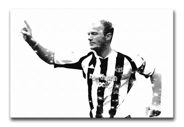 Alan Shearer Newcastle Goal Hero Print - Canvas Art Rocks - 4