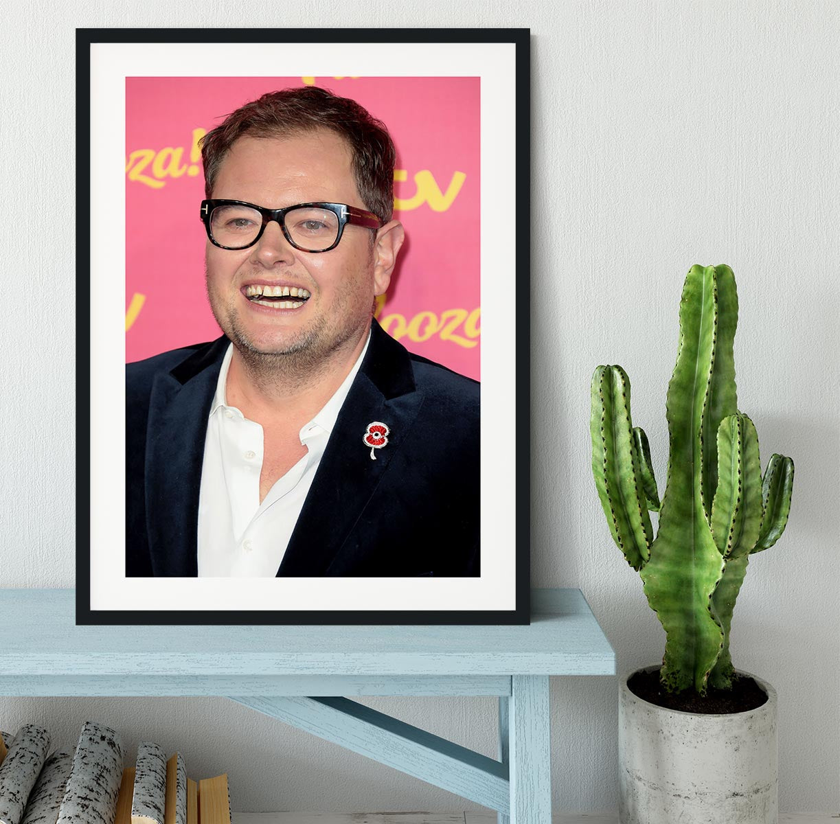 Alan Carr Framed Print - Canvas Art Rocks - 1