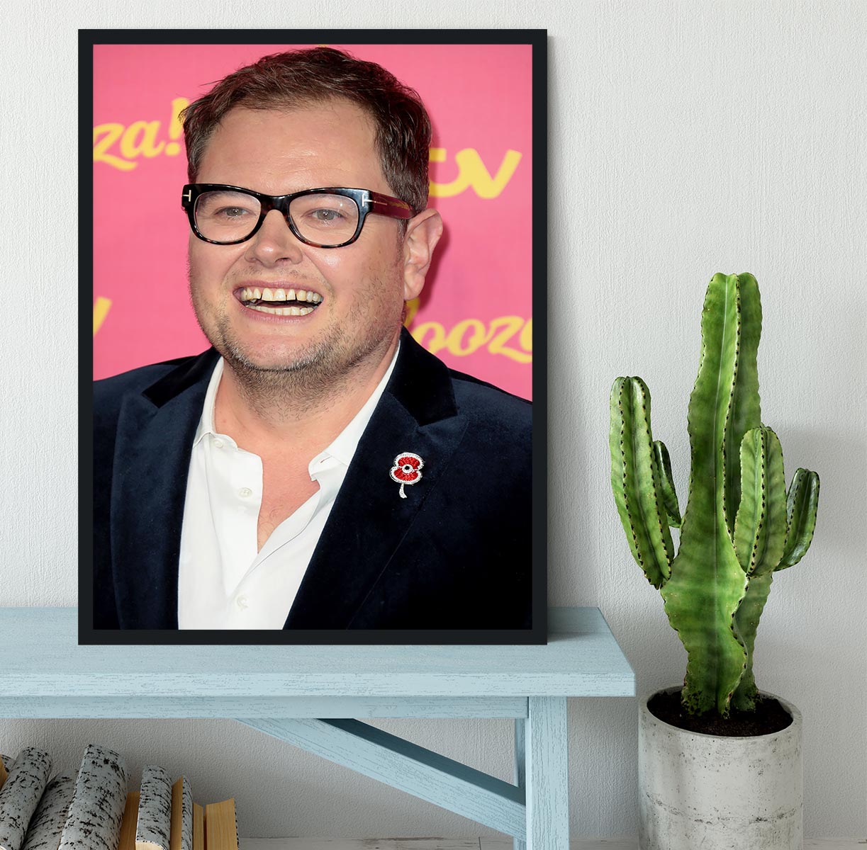 Alan Carr Framed Print - Canvas Art Rocks - 2