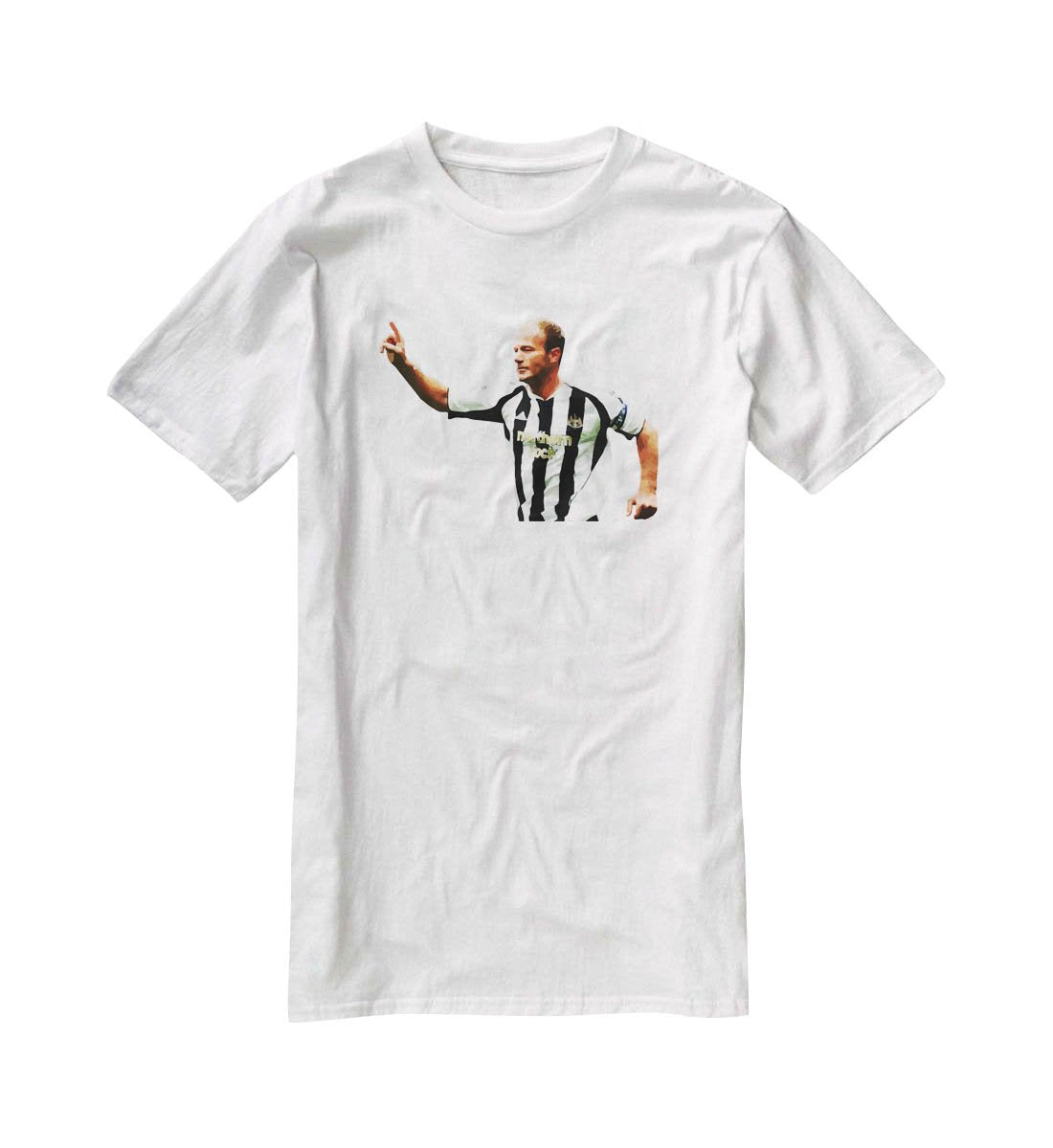 Alan Shearer Newcastle Goal Hero T-Shirt - Canvas Art Rocks - 5