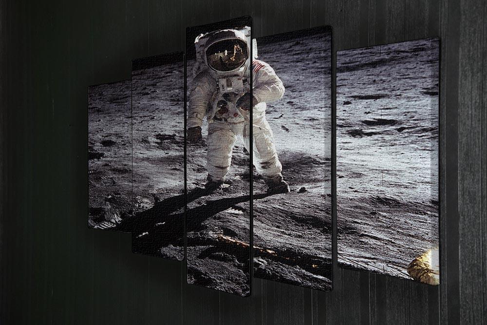 Aldrin Apollo 11 5 Split Panel Canvas - Canvas Art Rocks - 2