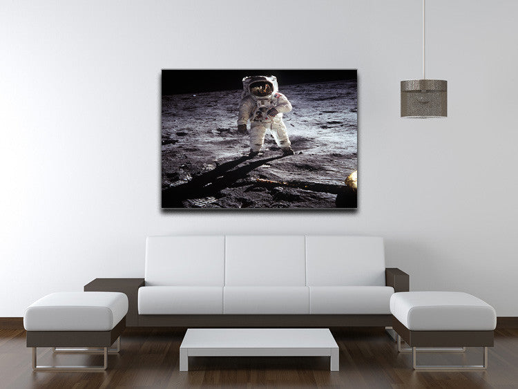 Aldrin Apollo 11 Print - Canvas Art Rocks - 4
