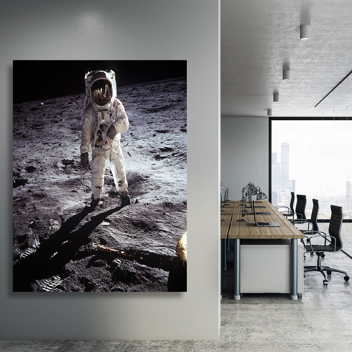Aldrin Apollo 11 Canvas Print or Poster