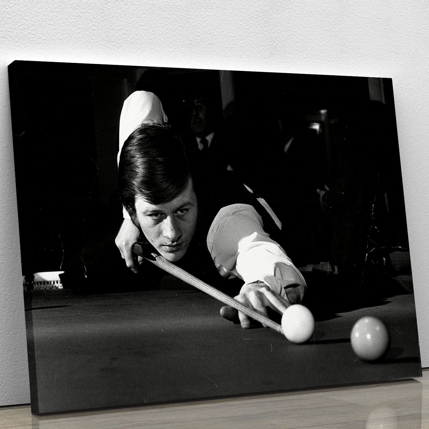 Alex Hurricane Higgins 1972 Canvas Print or Poster - Canvas Art Rocks - 1