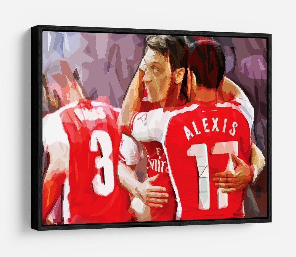 Alexis Sanchez and Mesut Ozil HD Metal Print