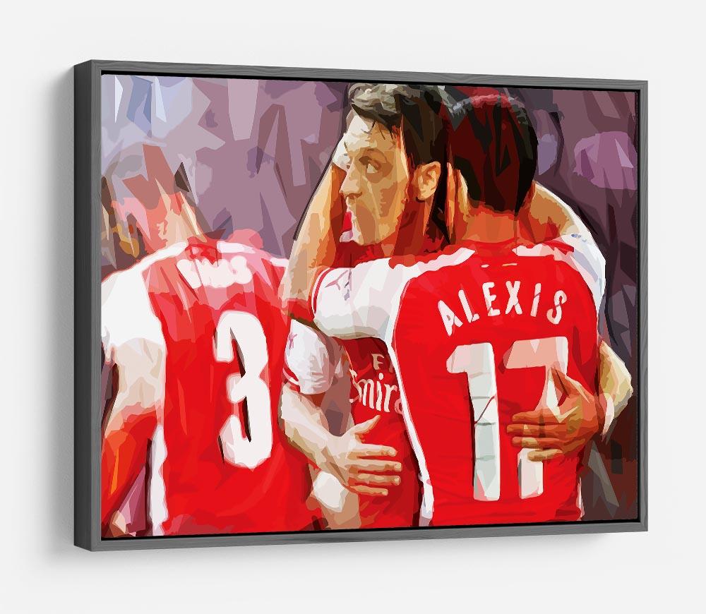 Alexis Sanchez and Mesut Ozil HD Metal Print