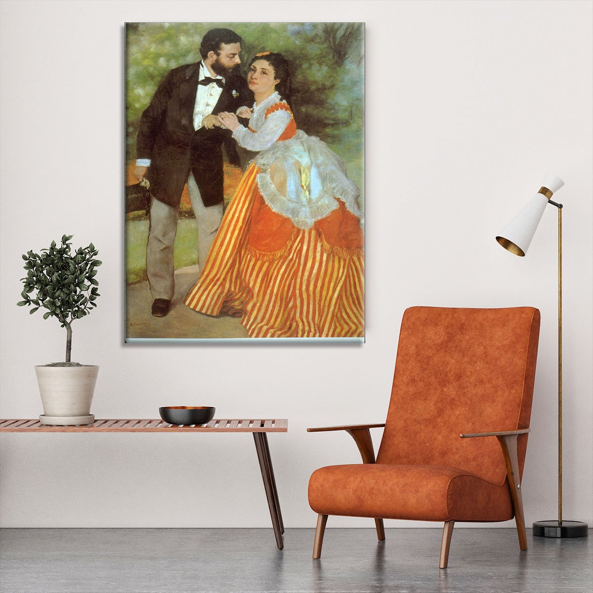 Alfred Sisley by Renoir Canvas Print or Poster