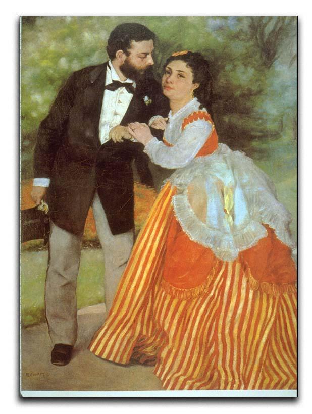Alfred Sisley by Renoir Canvas Print or Poster  - Canvas Art Rocks - 1