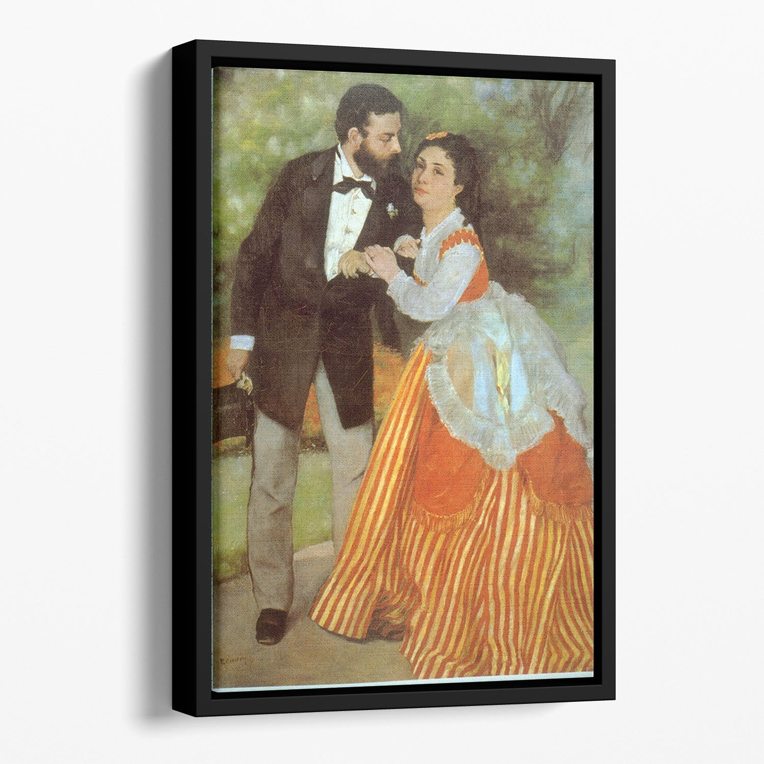Alfred Sisley by Renoir Floating Framed Canvas
