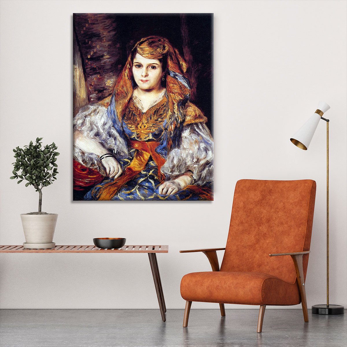 Algerian Woman by Renoir Canvas Print or Poster