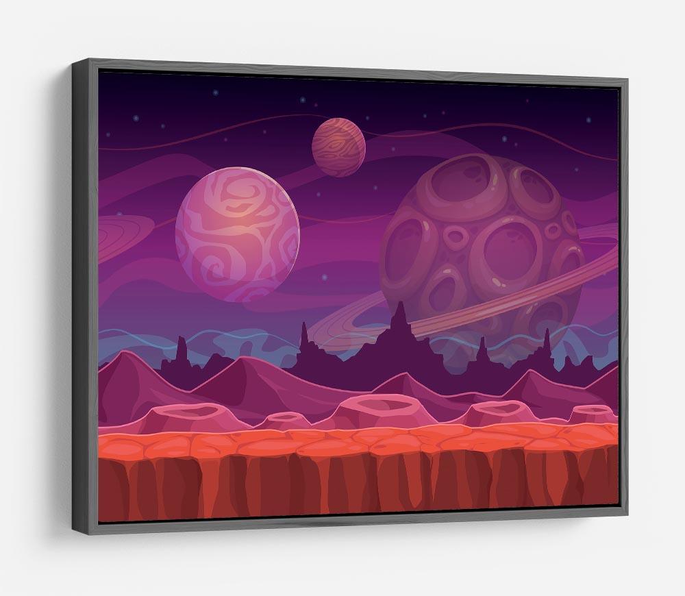 Alien fantastic landscape HD Metal Print