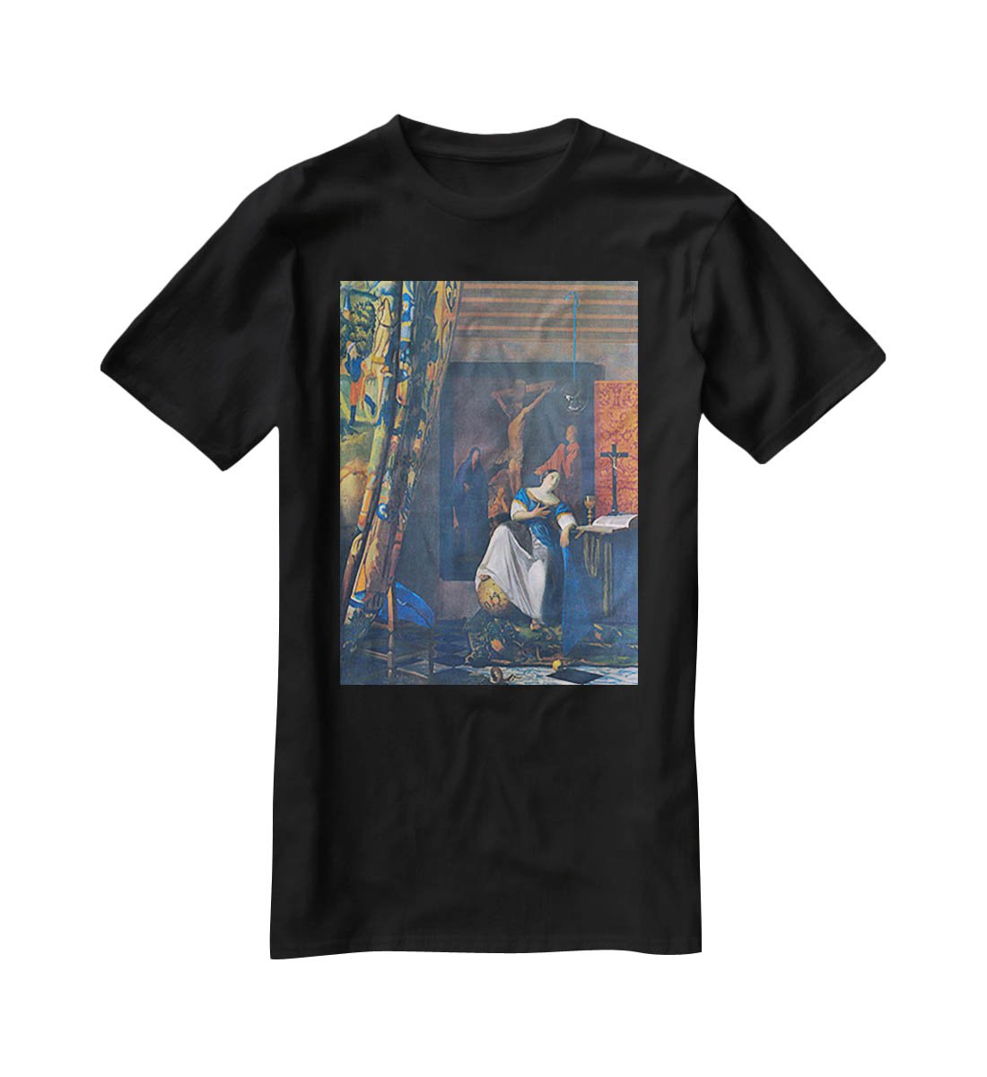 Allegory of Faith by Vermeer T-Shirt - Canvas Art Rocks - 1