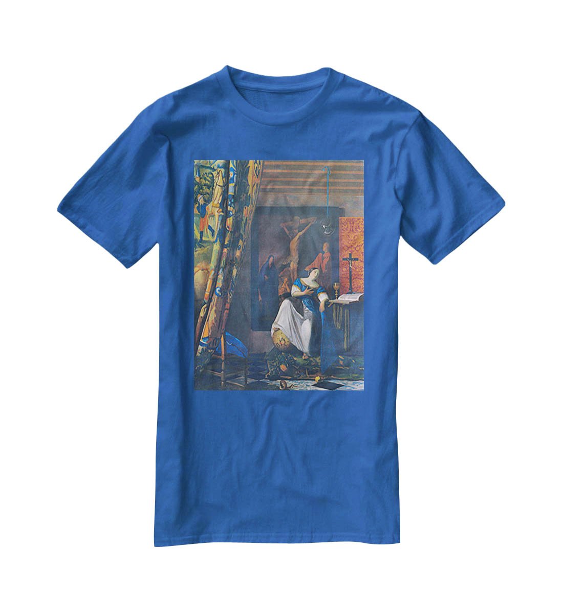Allegory of Faith by Vermeer T-Shirt - Canvas Art Rocks - 2