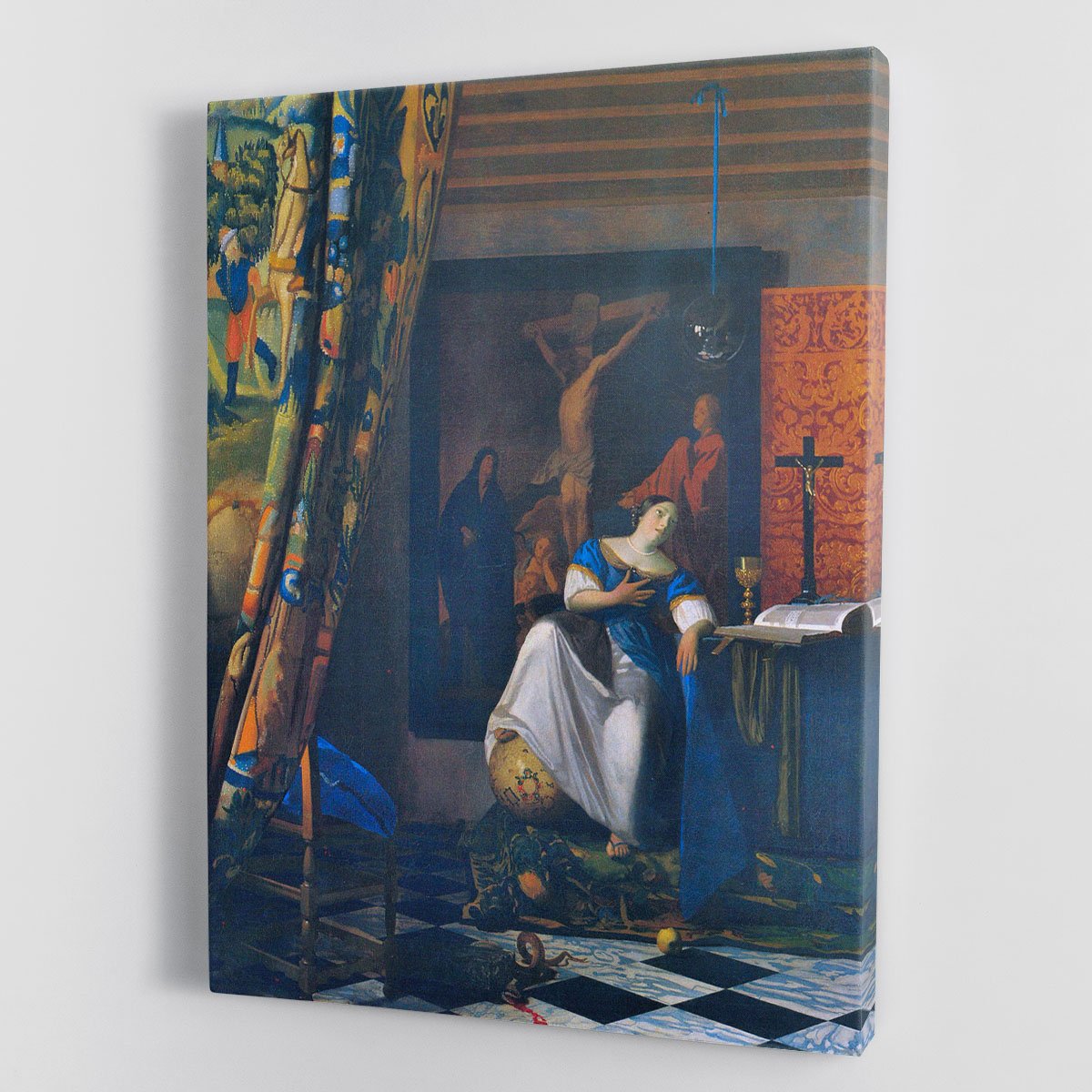 Allegory of Faith by Vermeer Canvas Print or Poster