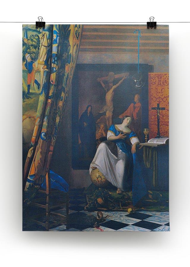 Allegory of Faith by Vermeer Canvas Print or Poster - Canvas Art Rocks - 2