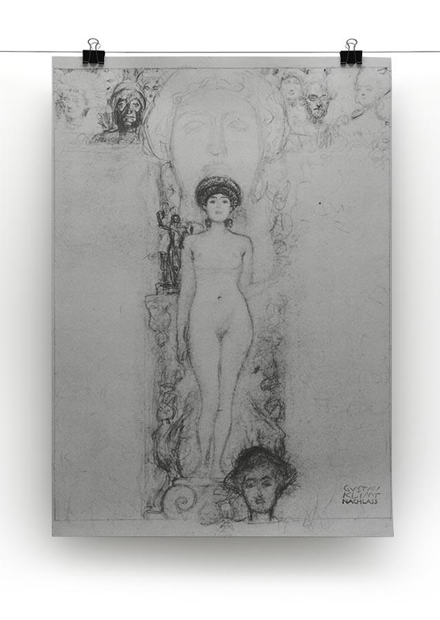 Allegory of Sculpture by Klimt Canvas Print or Poster - Canvas Art Rocks - 2