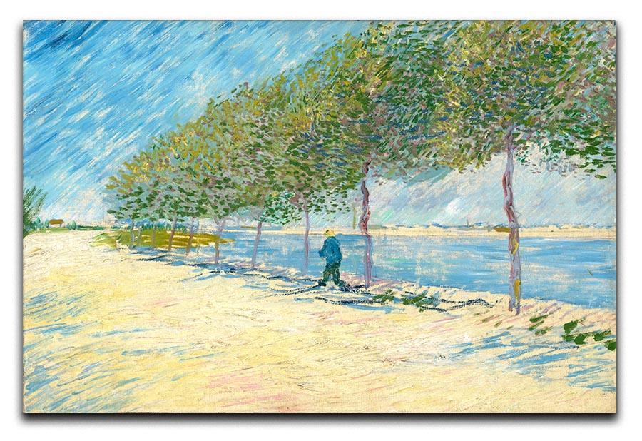 Along the Seine by Van Gogh Canvas Print or Poster  - Canvas Art Rocks - 1