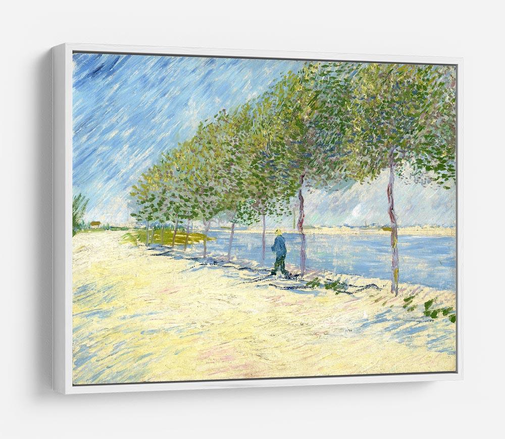 Along the Seine by Van Gogh HD Metal Print