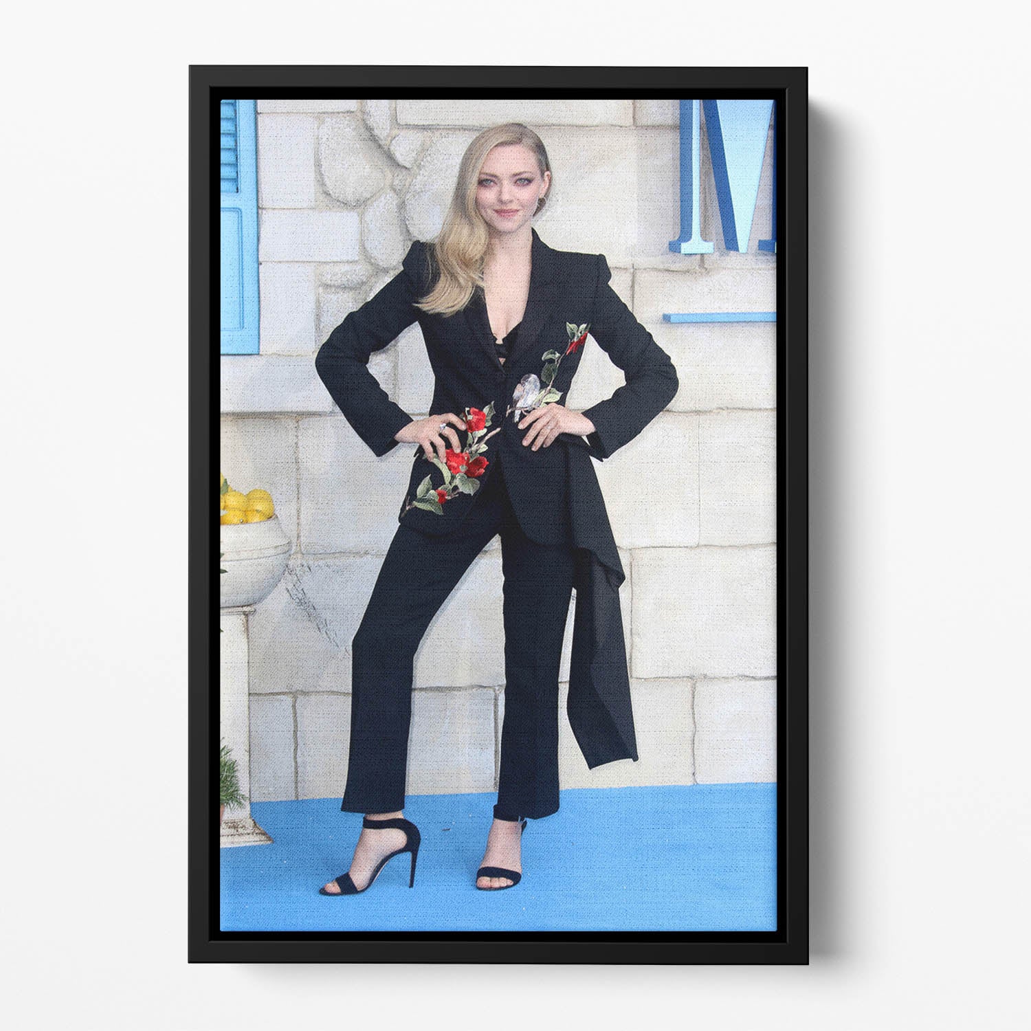 Amanda Seyfried Mamma Mia Floating Framed Canvas