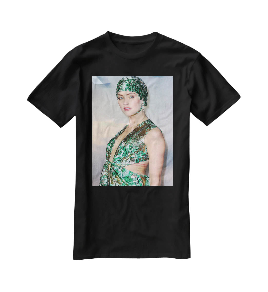 Amber Heard T-Shirt - Canvas Art Rocks - 1