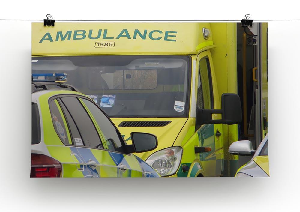 Ambulance and responder vehicles Canvas Print or Poster - Canvas Art Rocks - 2