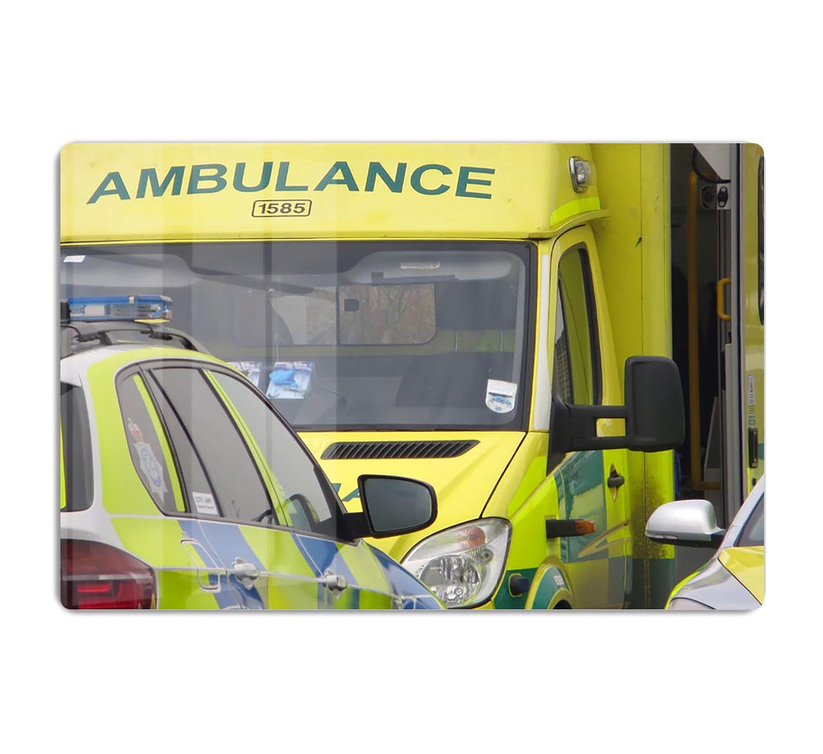 Ambulance and responder vehicles HD Metal Print