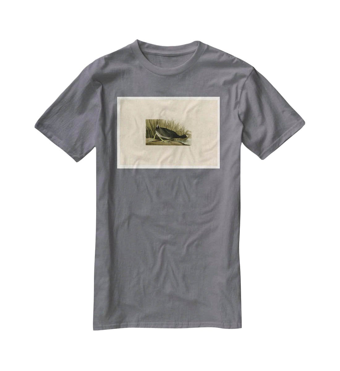 American Coot by Audubon T-Shirt - Canvas Art Rocks - 3