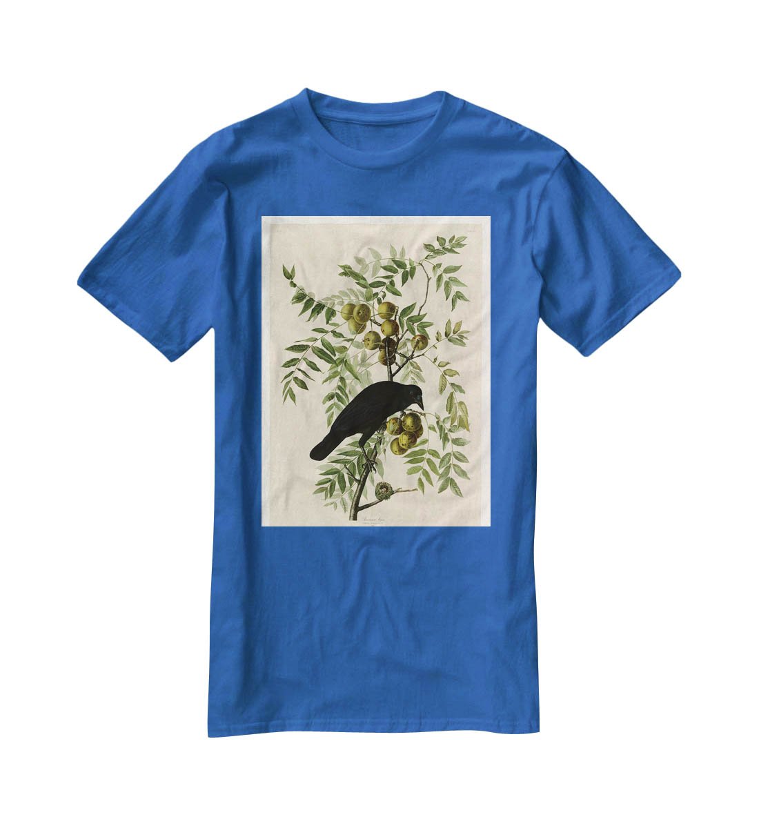 American Crow by Audubon T-Shirt - Canvas Art Rocks - 2