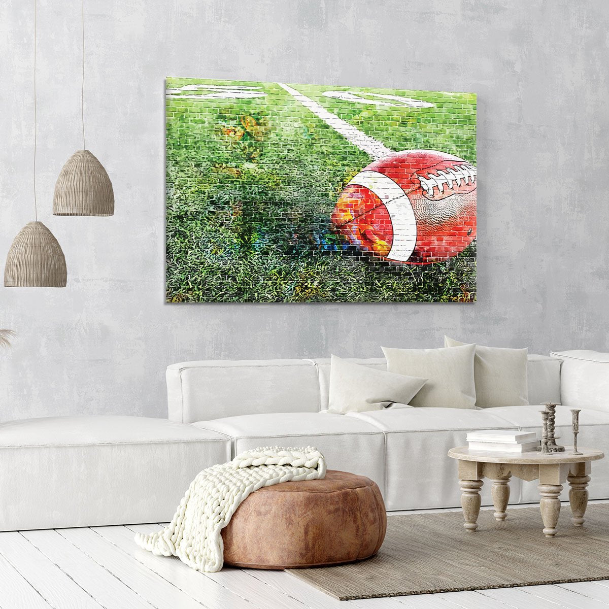 American Football Canvas Print or Poster