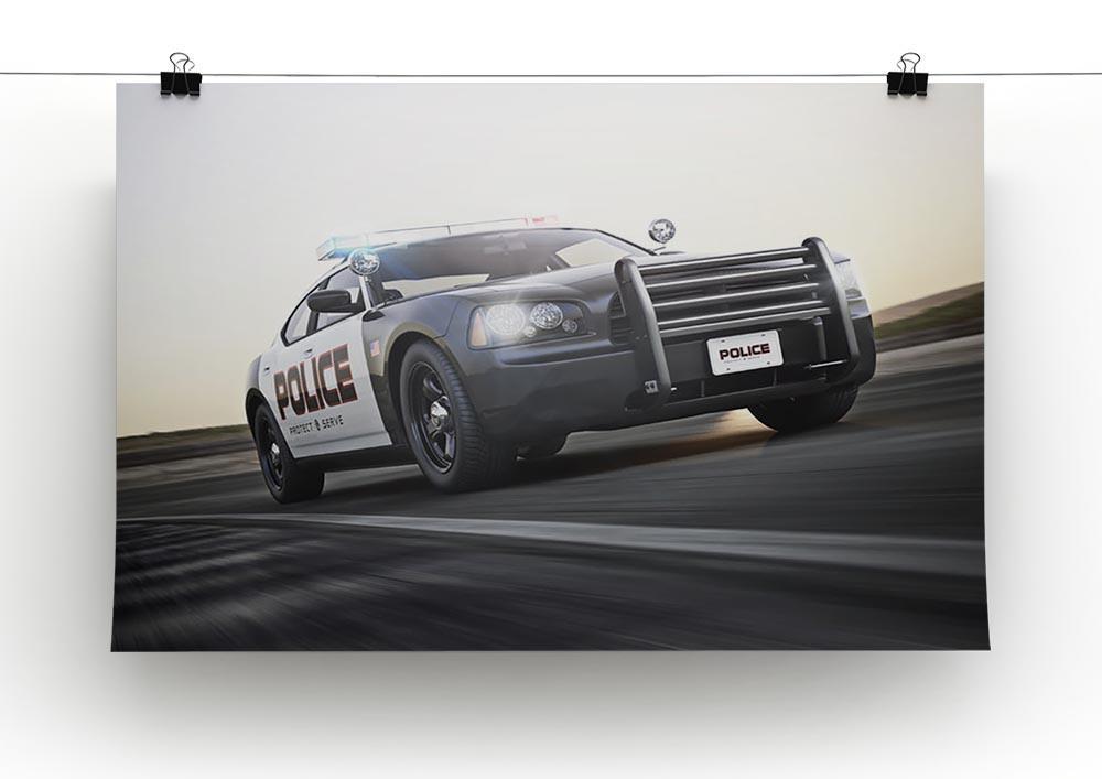 American Police Car Canvas Print or Poster - Canvas Art Rocks - 2