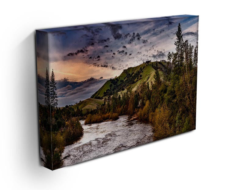 American River Print - Canvas Art Rocks - 3