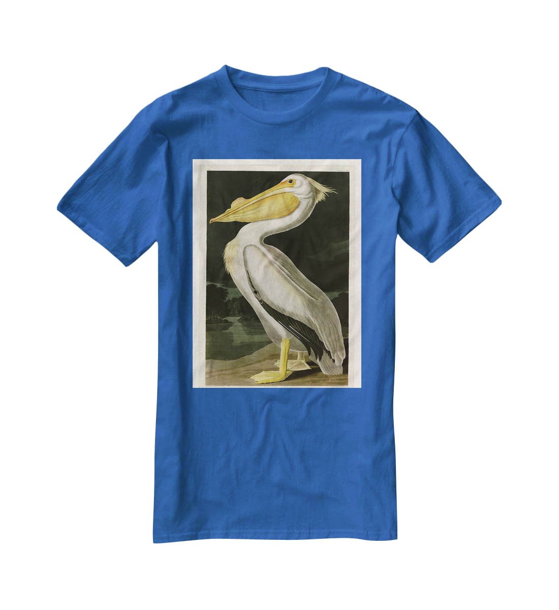 American White Pelican by Audubon T-Shirt - Canvas Art Rocks - 2