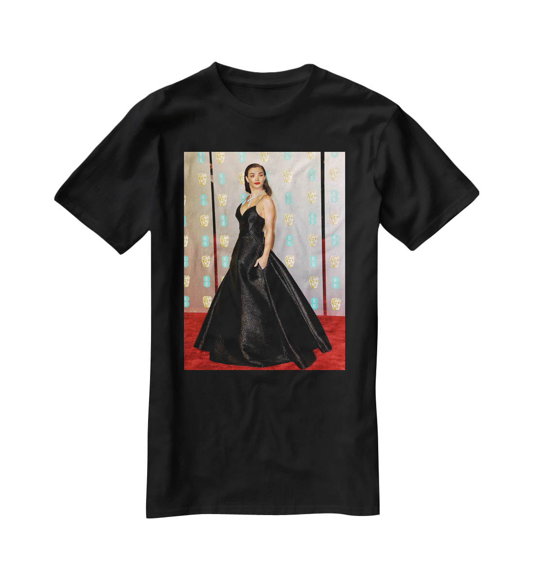 Amy Jackson T-Shirt - Canvas Art Rocks - 1