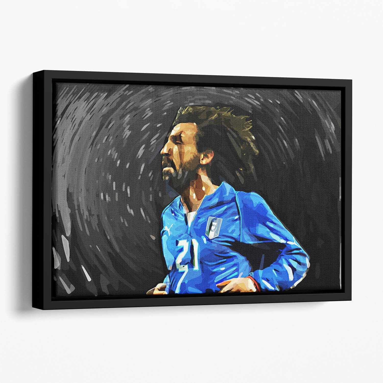 Andrea Pirlo Floating Framed Canvas