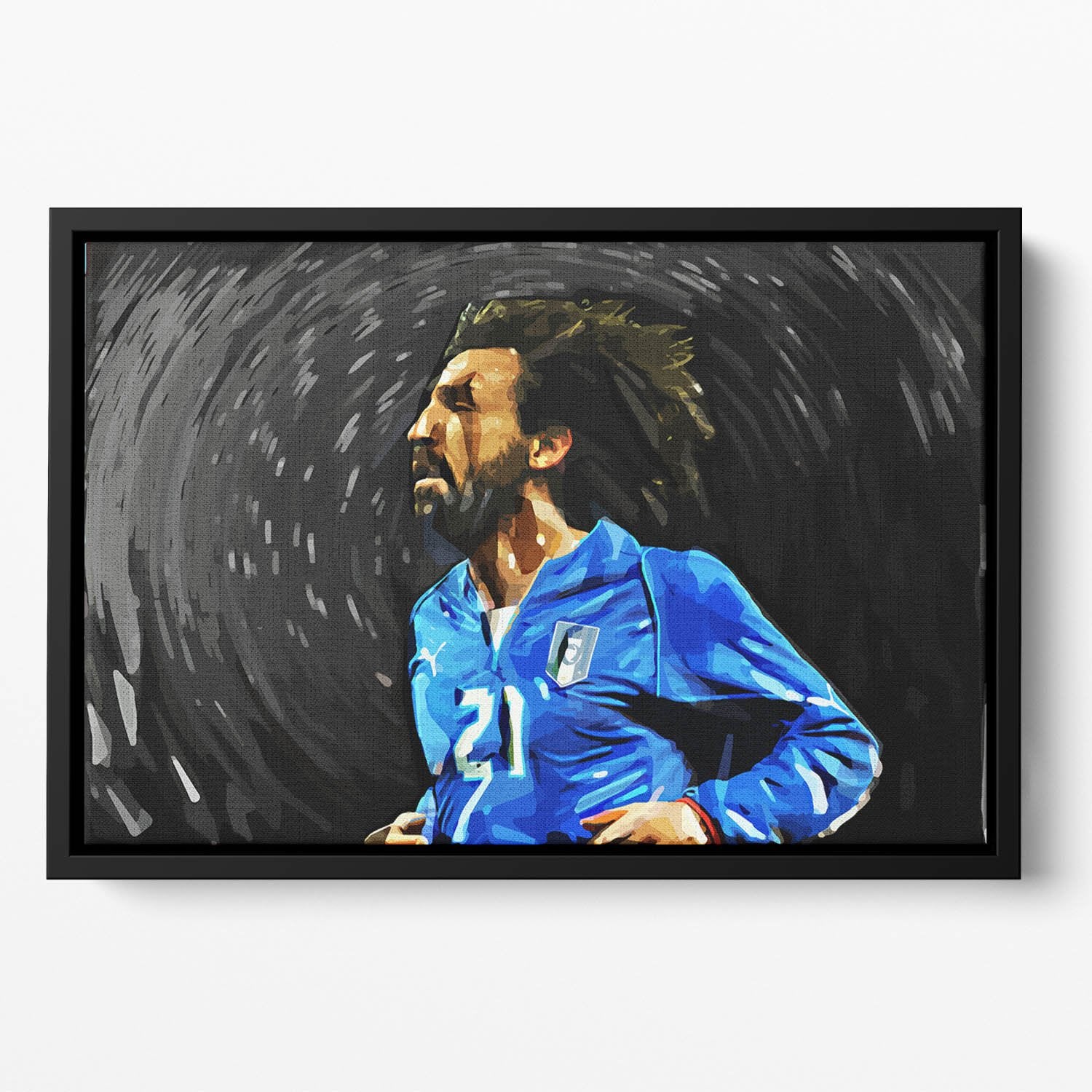 Andrea Pirlo Floating Framed Canvas